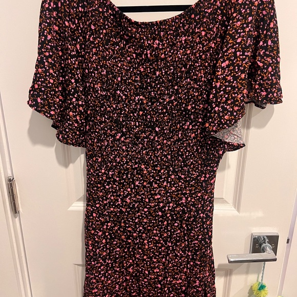 Free People Florence Tie Back Mini Dress - Size M - Picture 5 of 10